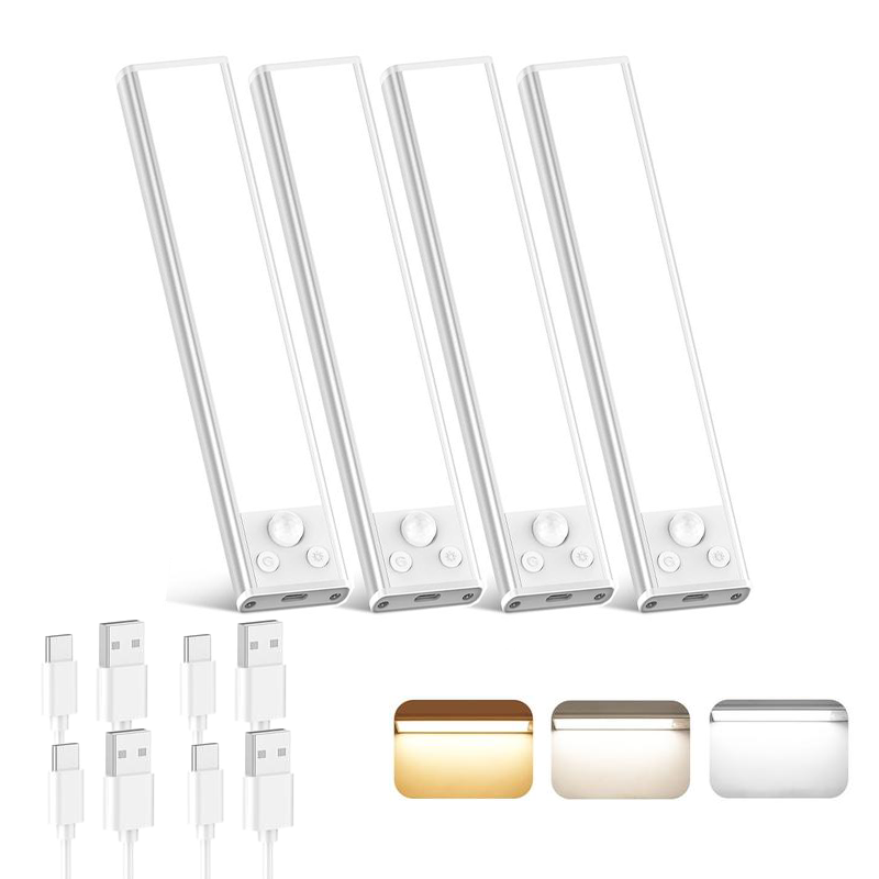 🎅 Early Christmas Sale 🎁 Under Cabinet Lights - 76LED Motion Sensor Night Light Indoor