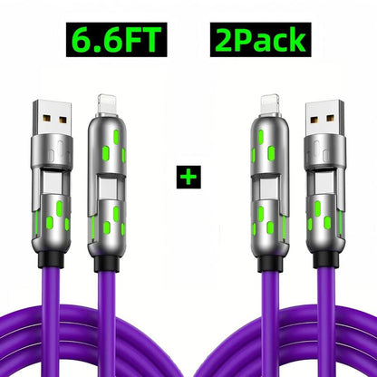 🔥🔥4-in-1 Multi 240W Charging Cable  Fast Charging
