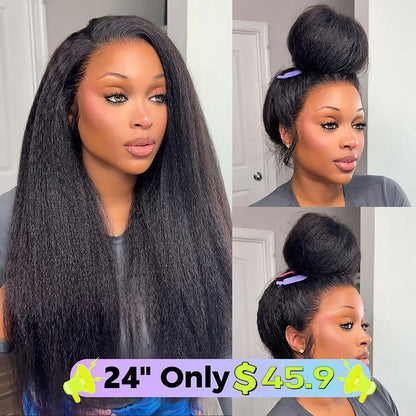🔥 LAST DAY 70% OFF 🔥 360 Full Lace Wig | Pre-Cut, Pre-Plucked & Glueless with Invisible Drawstring