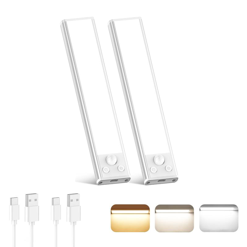 🎅 Early Christmas Sale 🎁 Smart Under Cabinet Lights - 76LED Motion Sensor Night Light Indoor for Closet, Stairs & Kitchen