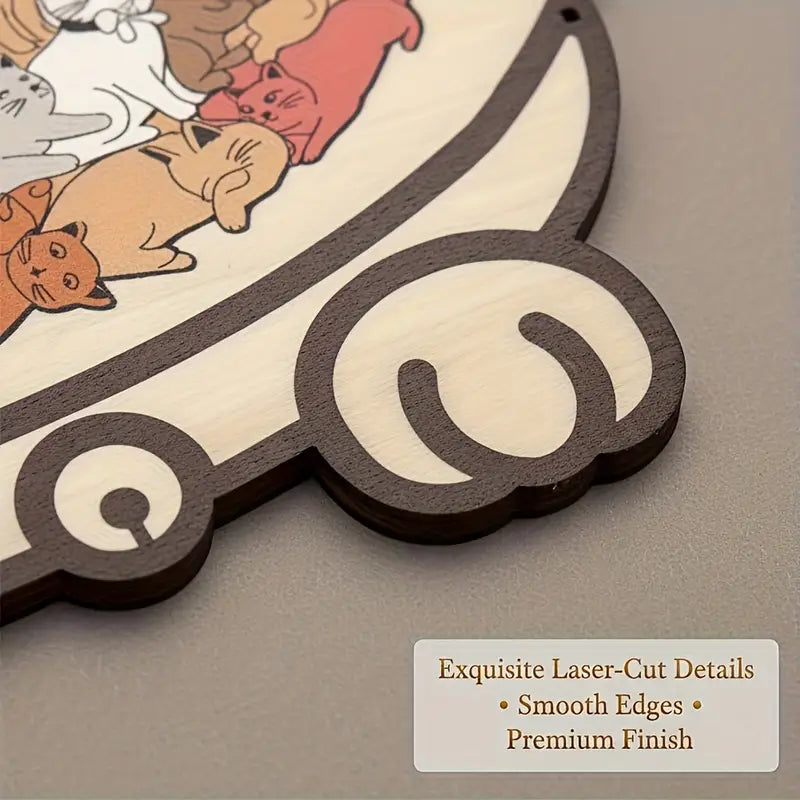 🔥Hot Sale🎁✨Cat Shaped Wooden Jigsaw Puzzle