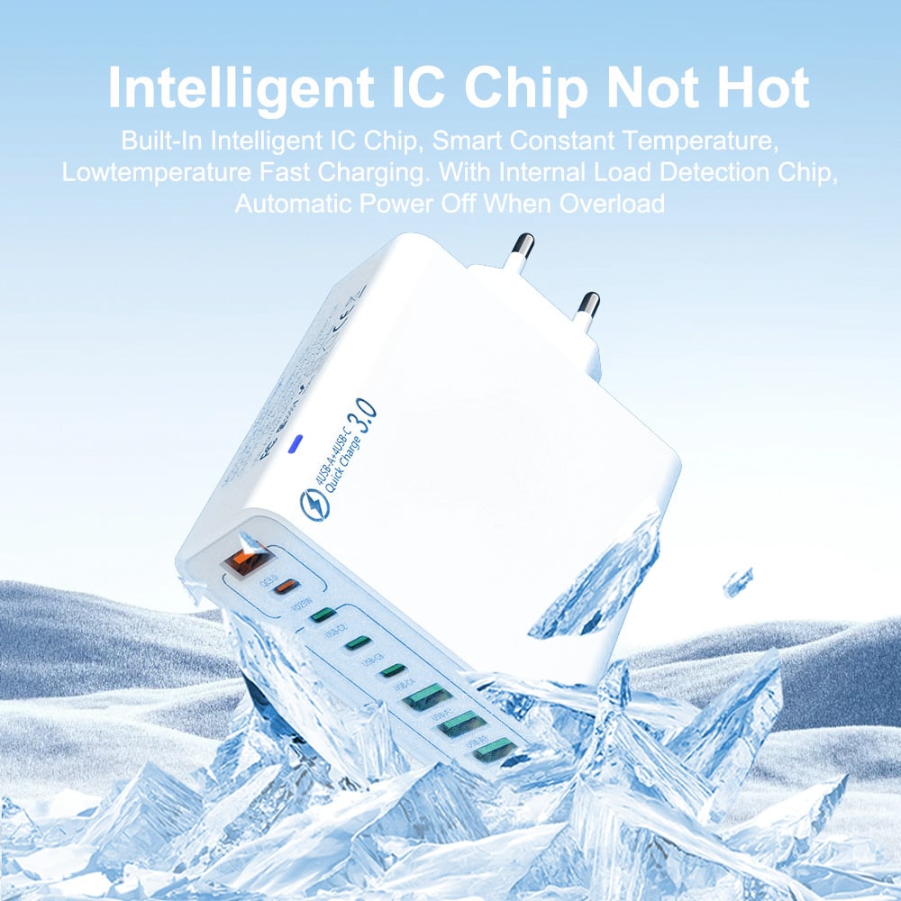 🔥 Holiday Sale 🎁 8 in 1 Waterproof Ports USB Fast Charger