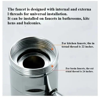 🔥Holiday Sale🔥 360° Rotatable Faucet Aerator Extender