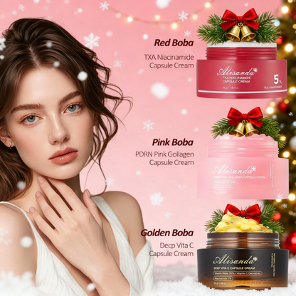 🎄 Holiday Glow Gift Set 🎁 Capsule Creams for Glass Skin with Hydrating & Even Tone