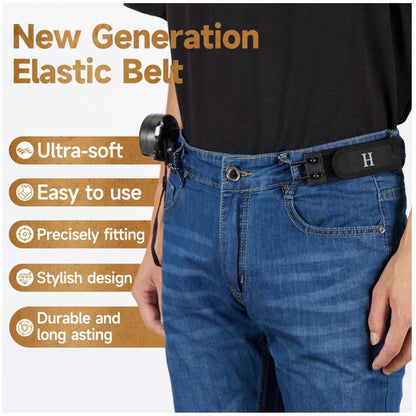 🔥🔥Tactical Metal Hook Elastic Belt (Unisex)