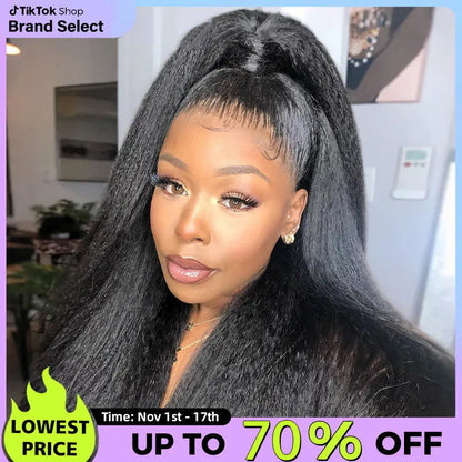 🔥 LAST DAY 70% OFF 🔥 360 Full Lace Wig | Pre-Cut, Pre-Plucked & Glueless with Invisible Drawstring