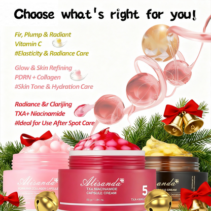 🎄 Holiday Glow Gift Set 🎁 Capsule Creams for Glass Skin with Hydrating & Even Tone