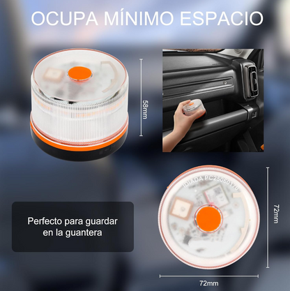 🚨 Luz Emergencia V16 Homologada DGT 3.0 - Geolocalización y SIM Conectada