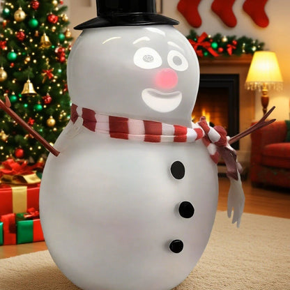 Talking Animated Blink Snowman with Built in Projector & Speaker Plug'n Play