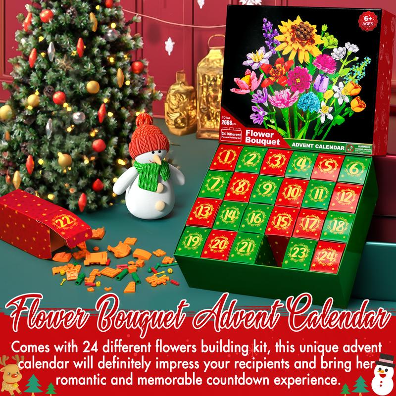 🎅 Early Christmas Sale 🎅🎄 2025 Advent Calendar Christmas 24 Days Countdown Calendar Gifts Box 3D puzzle Toys Set 🎁✨