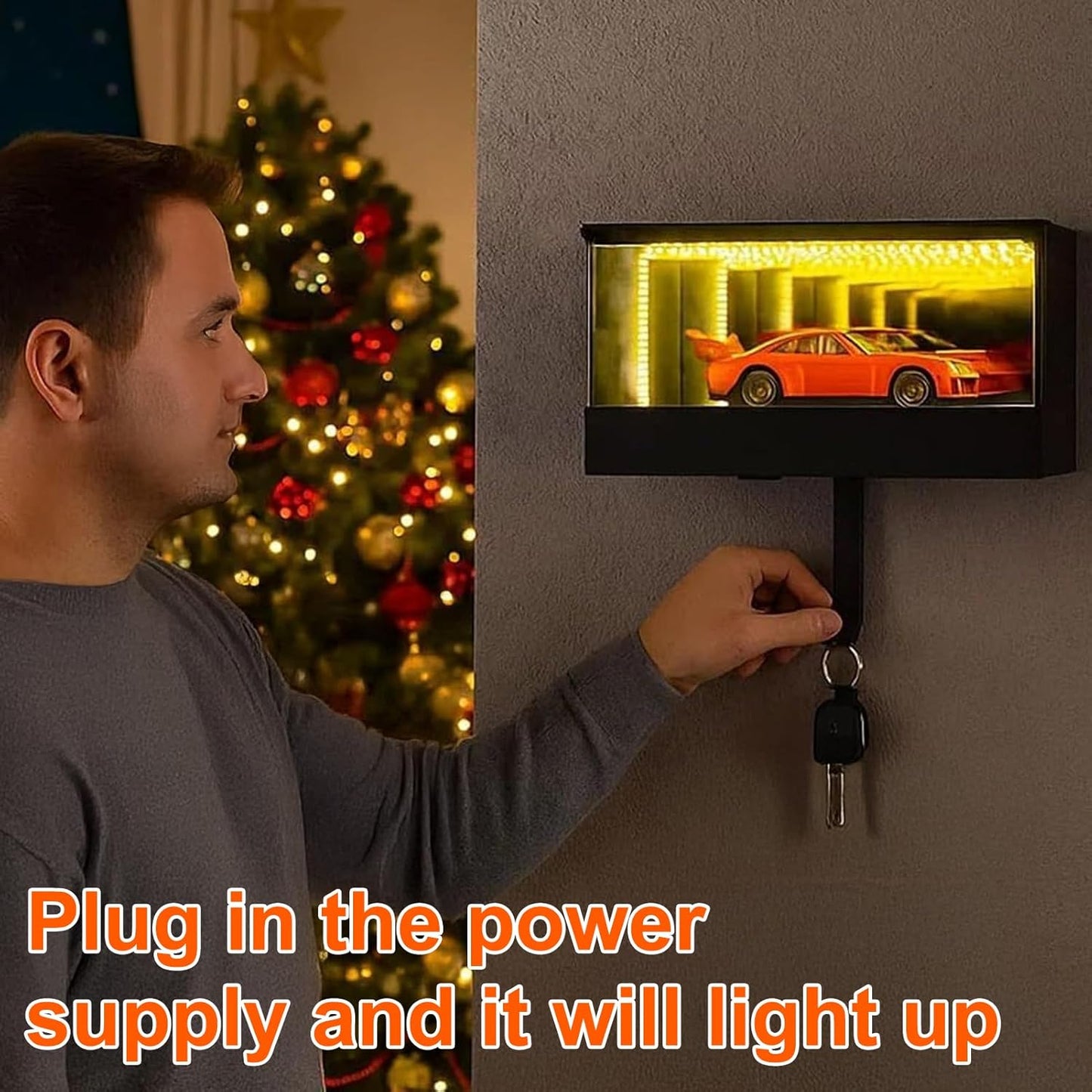 🔥Hot Sale🔥 LED Garage Keychain Hanger