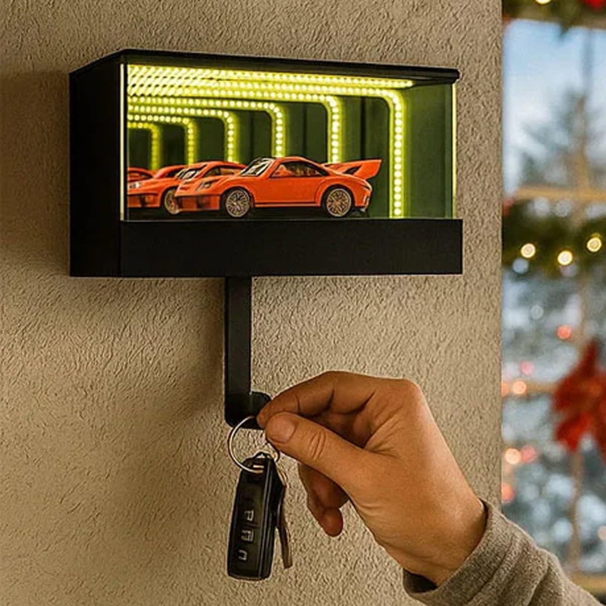 🔥Hot Sale🔥 LED Garage Keychain Hanger