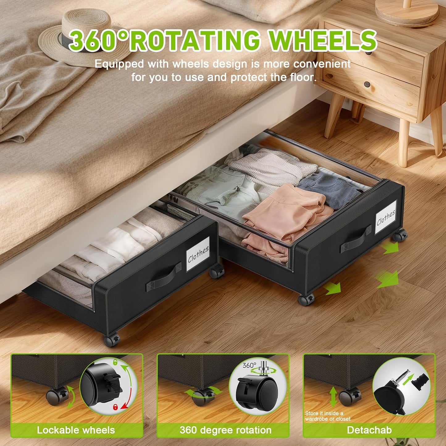 🔥Hot Sale 🎁✨Underbed Storage Boxes