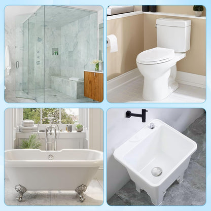 🎅 Early Christmas Sale 🎁 Disposable Toilet Brush Set – with Built-In Cleaner & 24 Refills