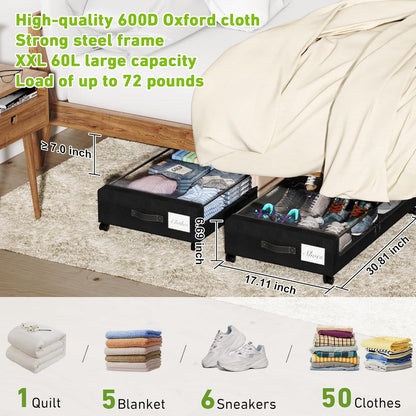 🔥Hot Sale 🎁✨Underbed Storage Boxes