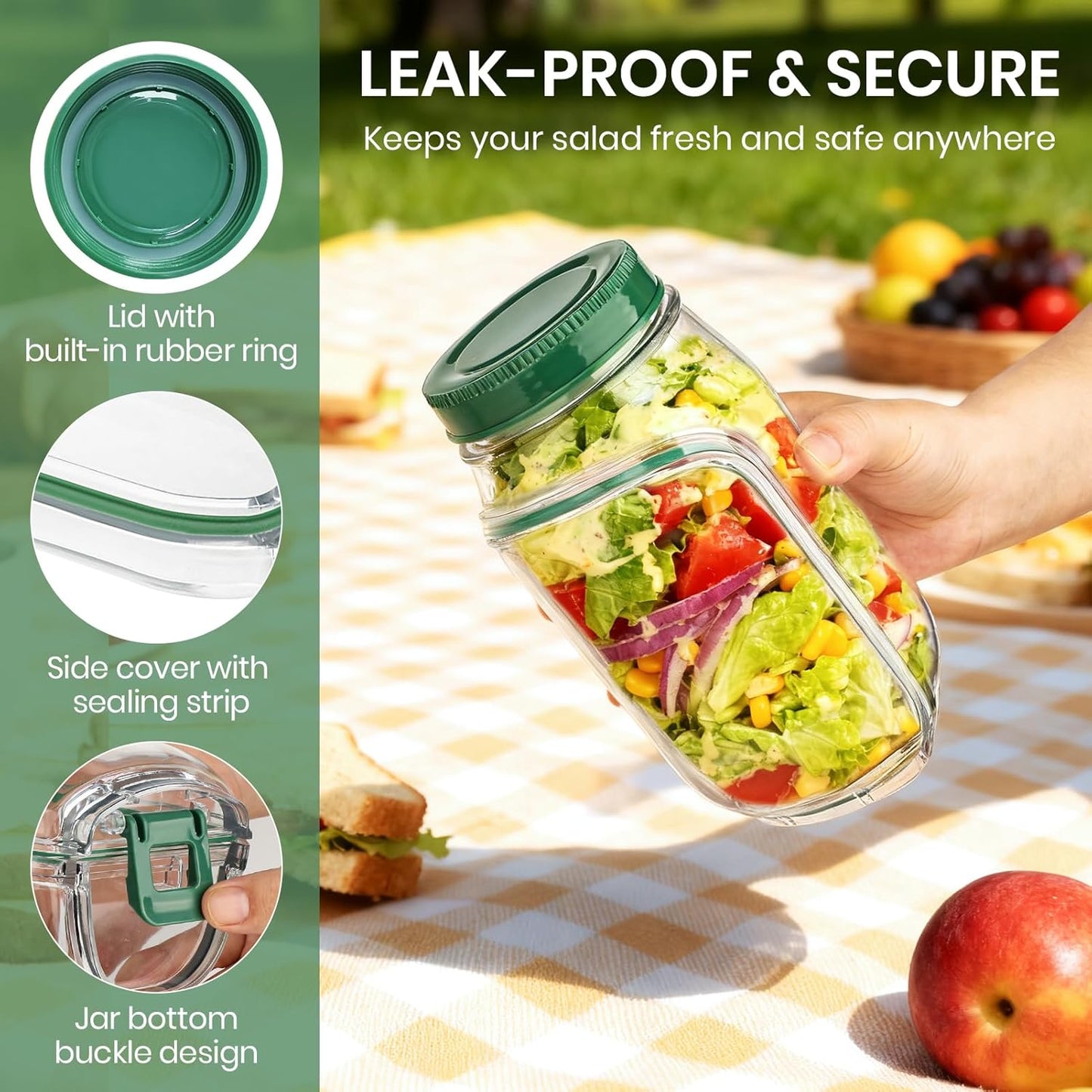 🔥LAST DAY 49% OFF🔥Portable Leakproof Salad Pod
