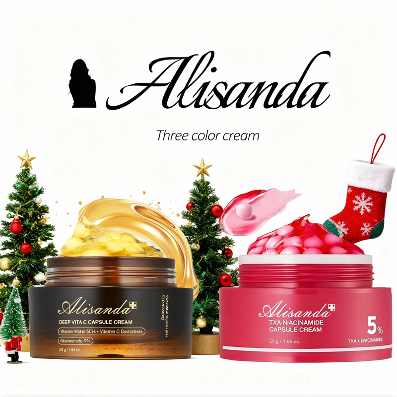 🎄 Holiday Glow Gift Set 🎁 Capsule Creams for Glass Skin with Hydrating & Even Tone