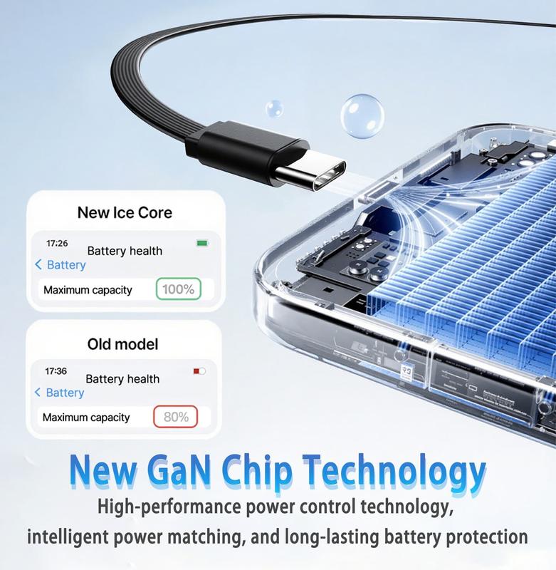 🔥🔥4-in-1 Compatible 120W Fast Charger with Retractable Type-C & Lightning Cable