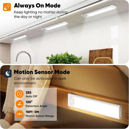 🎅 Early Christmas Sale 🎁 Under Cabinet Lights - 76LED Motion Sensor Night Light Indoor