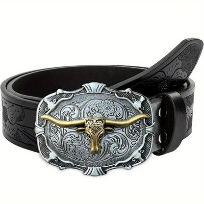 🔥🔥Retro Western Leather Belt (Unisex)