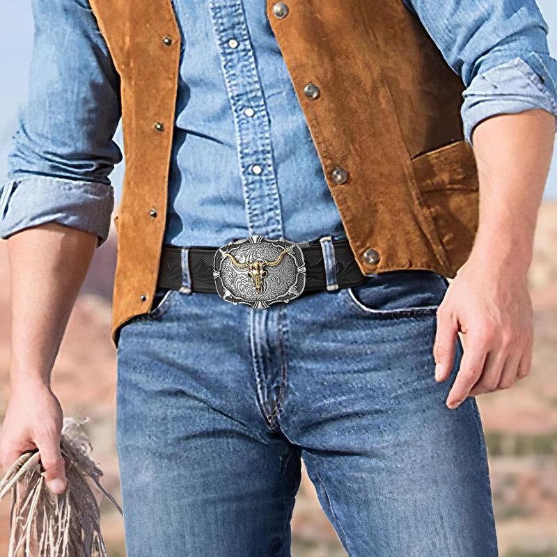 🔥🔥Retro Western Leather Belt (Unisex)