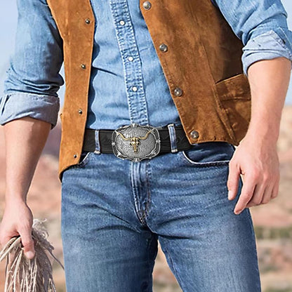 🔥🔥Retro Western Leather Belt (Unisex)